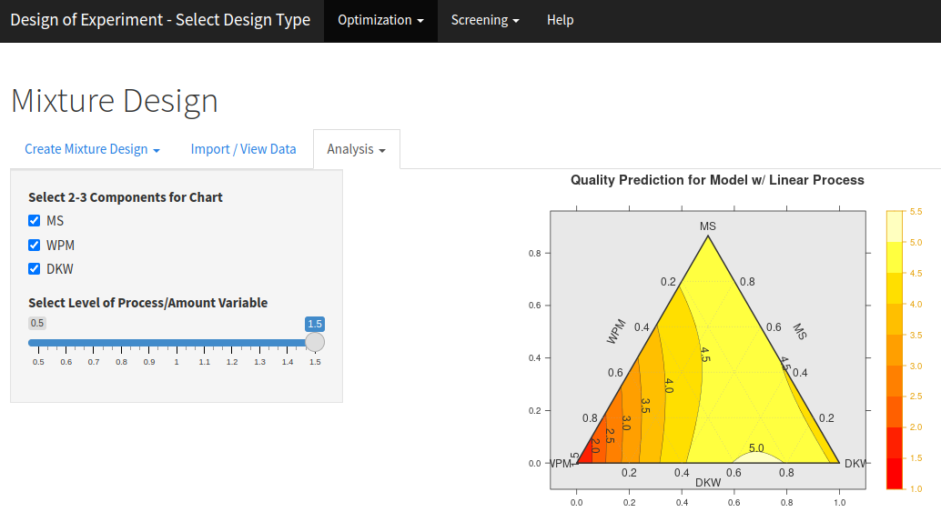 Free Design of Experiment App